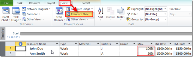 Assigning Resources to Tasks! Assigning Work Resources to the Tasks ...