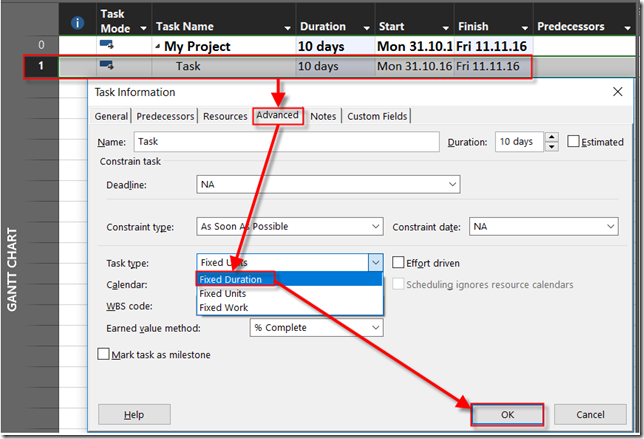 Replacing Resources on partial done Tasks–Microsoft Project 2016 ...