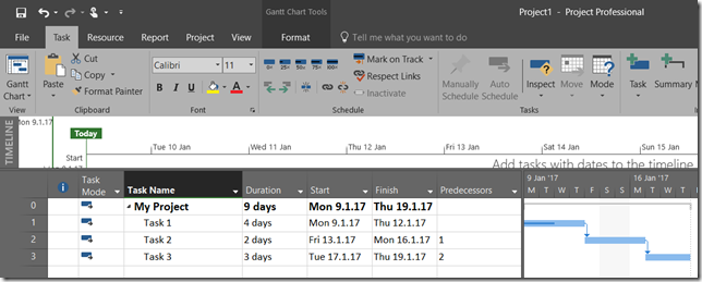Move vs Update Tasks in MS PROJECT 2016 | Nenad Trajkovski