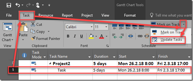 Delay on Task in progress with MS PROJECT 2016 | Nenad Trajkovski