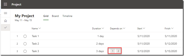 Driving Tasks in Microsoft Project for the Web | Nenad Trajkovski