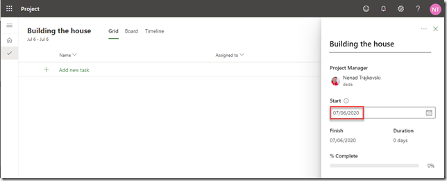 Equipment as resource in Microsoft Project for the Web | Nenad Trajkovski