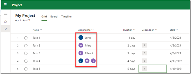 Assigning Tasks through buckets in Microsoft Project for the Web ...