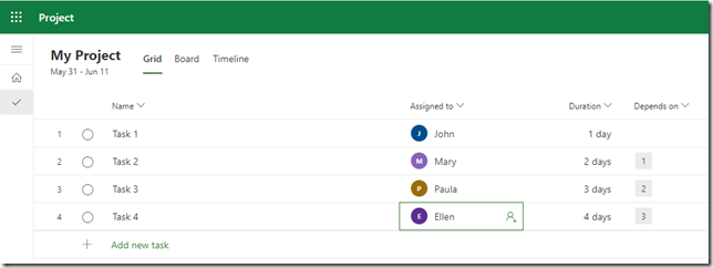 Issues and Microsoft Project for the Web | Nenad Trajkovski